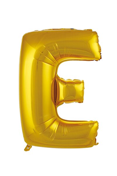 Parti Dükkanı 40 Inch 100 cm Gold Letter E Foil Balloon Helium Compatible Bir...