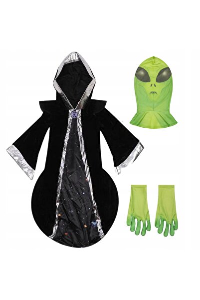 NO BRAND 134 140cm Costum de extraterestru UFO pentru bal de carnaval