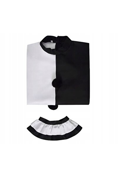 NO BRAND Costum Clovn Arlequin Bufon pentru Bal de Halloween 158/164 S