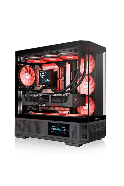THERMALTAKE View 370TG Siyah 4x120mm ARGB Fanlı ATX KASA