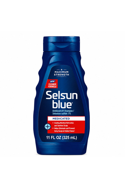 Selsun Blue شامبو طبي مضاد للقشرة بقوة قصوى بالمنثول 325 مل