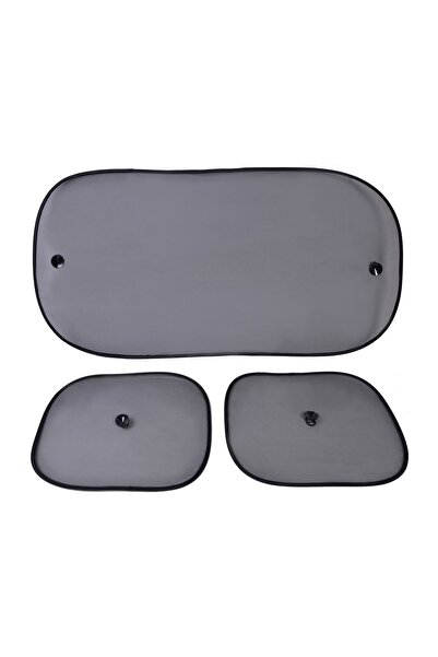 OEM Set 3 Parasolare Auto pentru Geamuri Laterale și Lunetă, Protecție Solară
