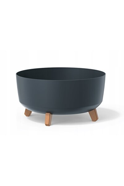 NO BRAND Ghiveci de flori din plastic gri Prosperplast 40 cm X 40 X 20 cm