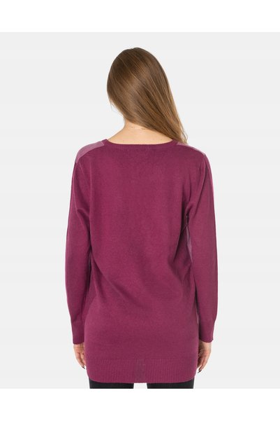NO BRAND Rochie Tunică Lungă Elegantă de Damă, Stil Pulover, Lână Cașmir C09-...