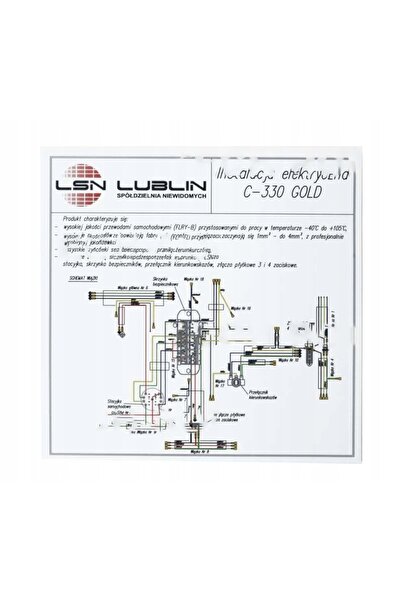 NO BRAND Instalație electrică C-330 sub versiunea alternator Gold Lsn Lublin