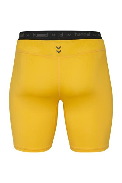 NO BRAND Boxeri sport galben-negru, cu bandă elastică, netezi, Hummel 164