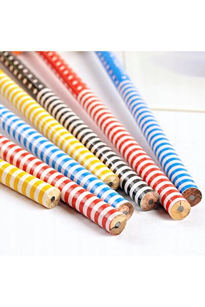 NO BRAND Set de 48 de creioane colorate cu radieră pentru copii, pentru școală