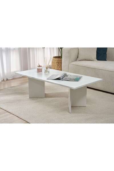 Rani Mobilya Rani Home Orta Sehpa Beyaz 119 Cm AB-5367