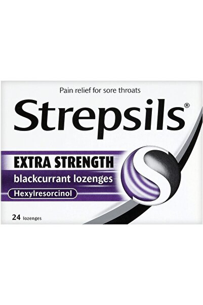 STREPSİLS Lozenges Extra Blackcurrant 24