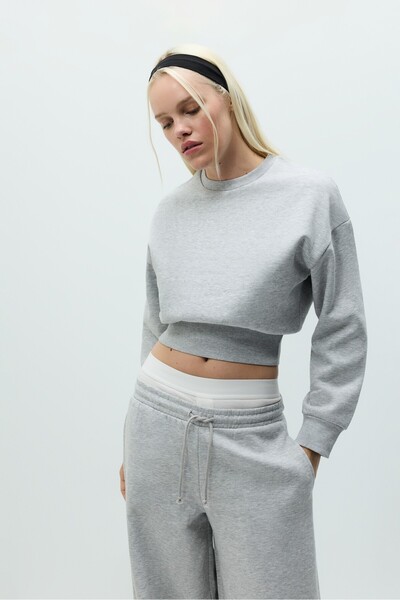 LEFTIES Büzgülü sweatshirt