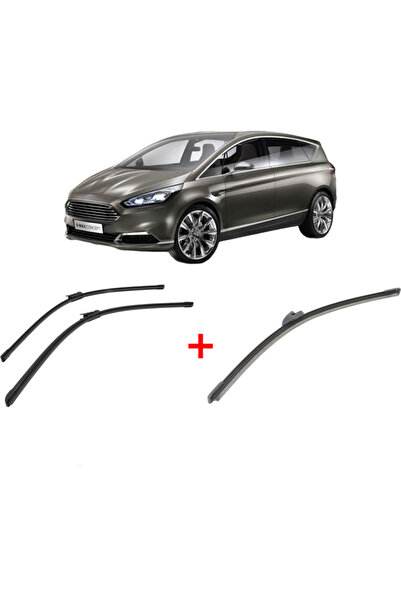 Bosch Σετ 3 υαλοκαθαριστήρων FORD S-MAX (CJ, WA6) 2015-2018, για παρμπρίζ και...