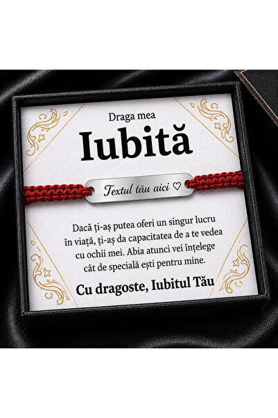 Belora Brățară Personalizată din Oțel pentru Iubită, Cadou Unic și Elegant