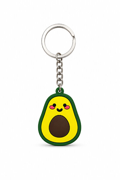 TRENDHİLL Emoji Silicone Keychain - Avocado