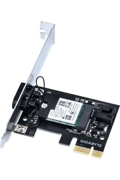 Gigabyte Placa de retea Wireless GC-WIFI6E, Wi-Fi 6E, Bluetooth 5.2, PCIe