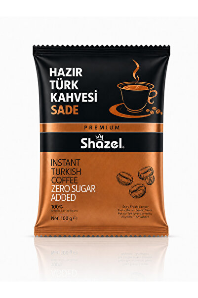 Shazel Hazır Türk Kahvesi Sade - 100 gr.