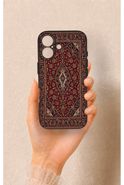 Vip Case iPhone 17 Uyumlu Acem Halı Desenli Silikon Kılıf