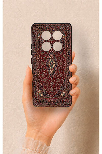 Vip Case Redmi Note 14 Pro 5G Uyumlu Acem Halı Desenli Silikon Kılıf