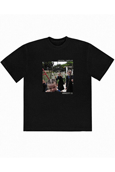 Grafftee Clothing تي شيرت كريستال كاسلز أمنيتي مطبوع للجنسين مقاس كبير