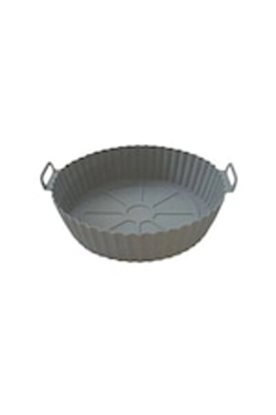 OEM Tava de copt pentru friteuza gri silicon reutilizabila diametru 21 cm
