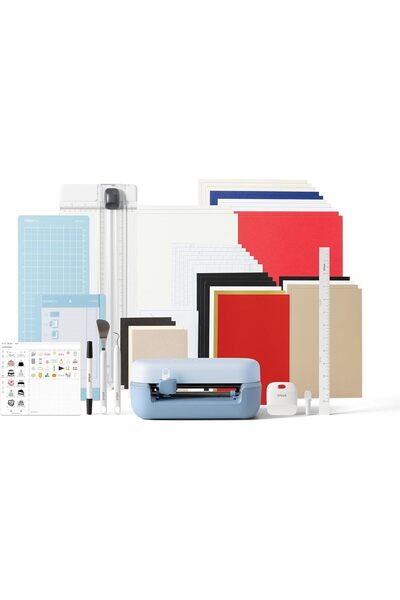 Cricut الفرح ™   حزمة أساسية من قطعتين + محتوى رقمي. آلة قطع ذكية ومدمجة - مث...