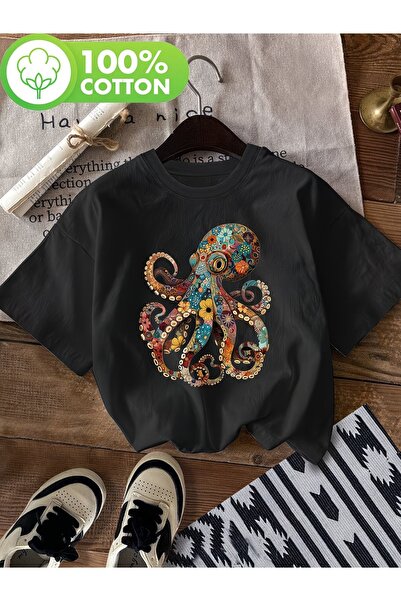 puolikuu Unisex Comfortable Fit Tshrit Printed Tshirt