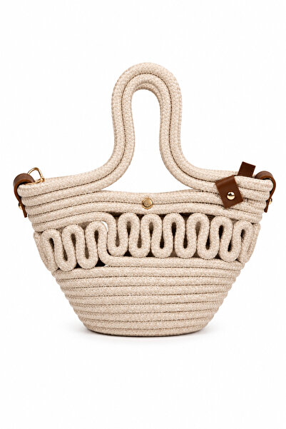 MONAAR Jute Straw Handbag and Crossbody Bag