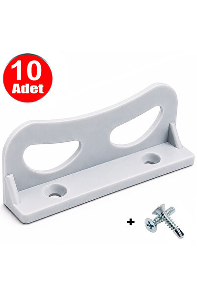 ALETÇANTAM Büyük Sineklik Tutamağı Kulbu 10 Adet Beyaz Tutamak Çekme Tutma Ku...