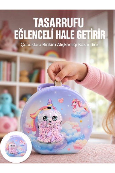 Generic Brand Εκπαιδευτικό Παιδικό Χρηματοκιβώτιο με Κωδικό Πρόσβασης, Ανθεκτ...