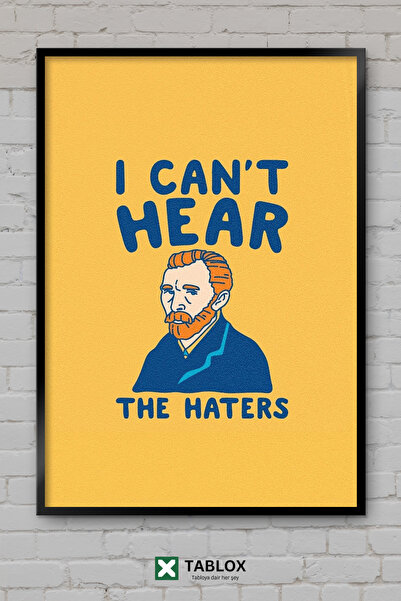 TABLOX Nu aud vorbitorii negativi Van Gogh Ressam Pictură decorativă artistic...