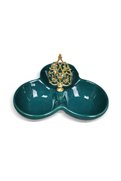 Hobibahçem وعاء حلويات بثلاثة أقسام CKR3090