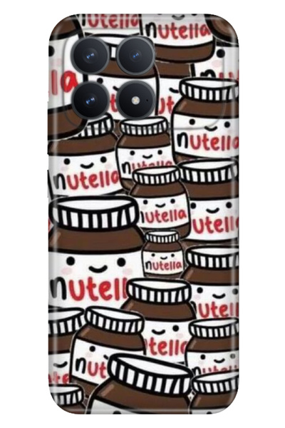 Cekuonline Poco F8 Pro 6.59" Case Art Silicone Printed Tpu Love Nutella