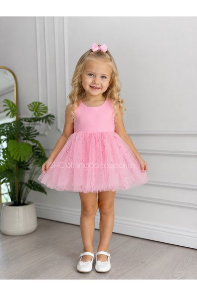SHClothing accessories Girl's Pearl Dress Wedding Party Graduation Dress
