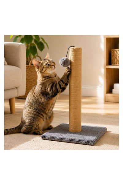 OEM Stalp cu Baza de Zgâriat pentru Pisici 30 × 30 × 40 cm