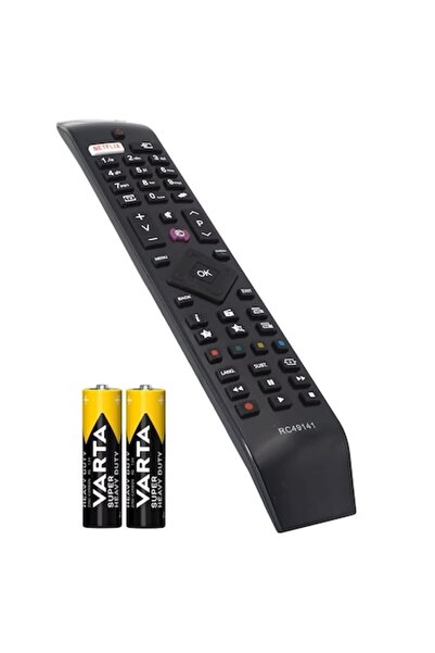 GSC Telecomandă TV ®   Compatibil cu Hitachi, RC49141, negru, cu buton NETFLI...