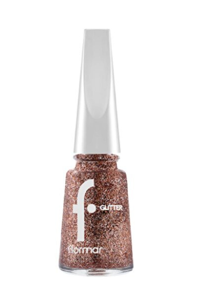 Flormar Glitter Yarı Transparan & Parlak Bitişli Simli Oje