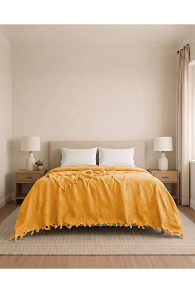 DB DANLA BALDİ Home Collection Double Jacquard Pattern Cotton Pique 230X250 c...