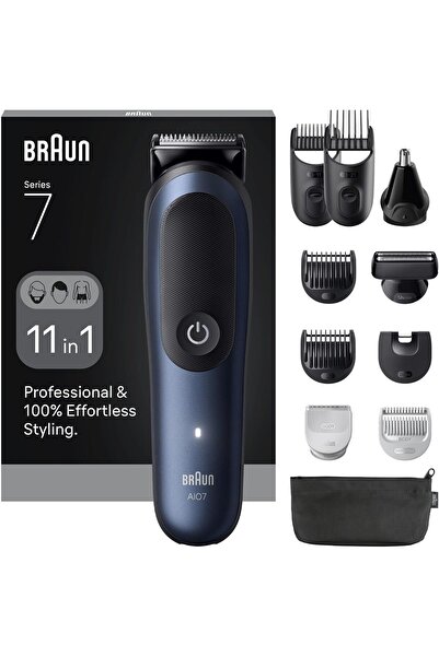 Braun All-in-One Series 7, 11-in-1 Grooming Set, 120 Minute Battery, AIO7540,...