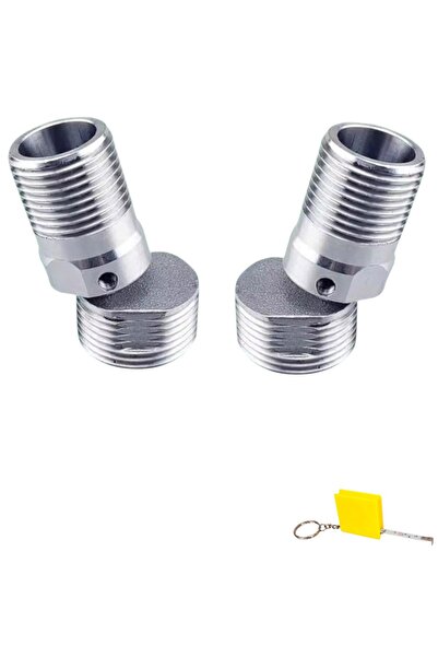 OEM Top Bottom Set of 2 eccentrics / adapters for sanitary taps 1/2, 360 degr...
