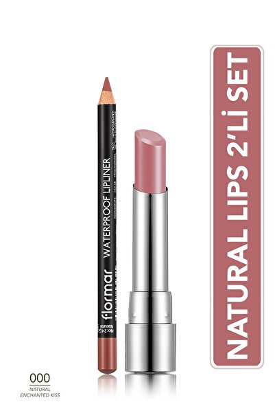 Flormar Natural Lips - 018 Enchanted Kiss & 245 Natural
