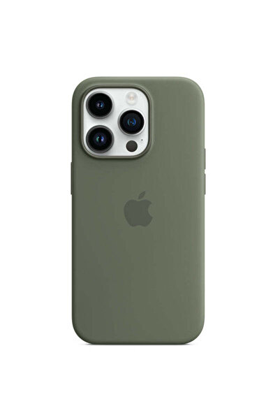 OEM Case compatible with iPhone 14 Pro, MagSafe/Magnetic, silicone, Green - o...