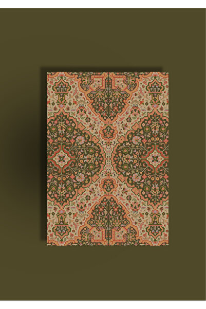 Gyuli Notebook Etnik Desen Serisi 4 - İpek Yolu A5 Çizgili Defter