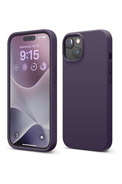 Cat - Cot iPhone 15 Liquid Silicone Case - Slim Fit Soft Touch Protective Cov...