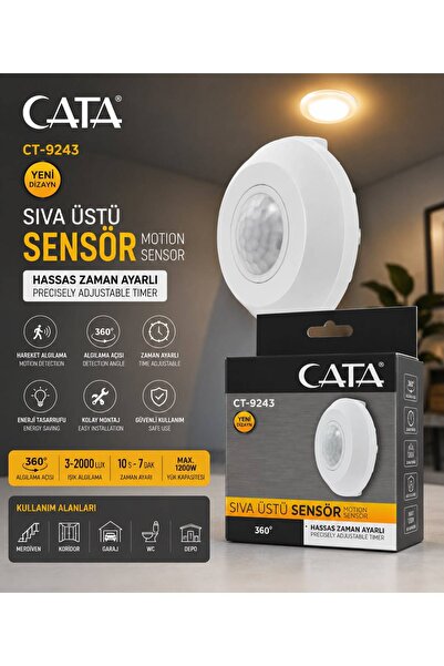 CT-9243 SIVA ÜSTÜ SENSÖR ( HASSAS ZAMAN AYARLI)