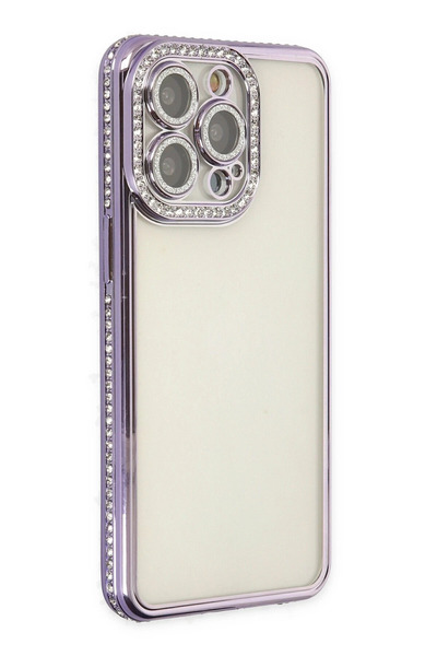 New Face Aconcept iPhone 14 Pro Case Joke Stone Silicone (144756) - Purple