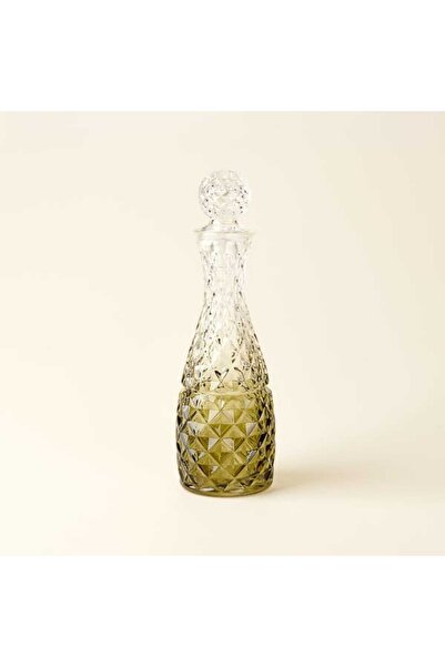 Alegre Glass İris Kapaklı Karaf - Yeşil - 1 lt