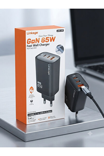 Linkage Aura Akse 65W Hızlı Şarj Aleti