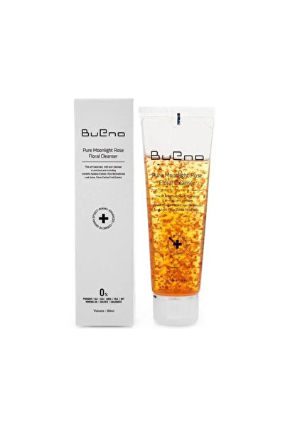 BUENO Subacidic cleansing gel with rose petals for sebum control, Pure Moonli...
