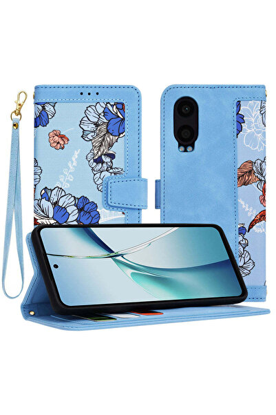 Techsuit Husă OnePlus Nord CE4 Lite - FlipCraft - Albastru Vibrant