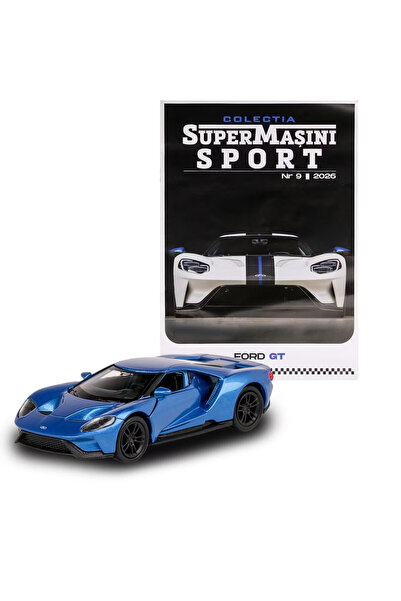 WELLY Sigilat- Ford GT 2017 Albastru- Colectia Supermasini Sport 2026- Nr.9 -...
