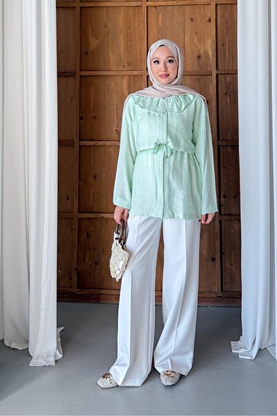 Rimel Moda Viona Tunik Su Yeşili